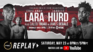 PBC Replay Erislandy Lara vs Jarrett Hurd  Full Televised Fight Card [upl. by Ecaj]