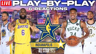 NBA AllStar Game 2024  Live PlayByPlay amp Reactions [upl. by Refinej]