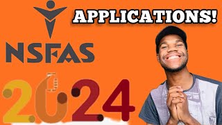 HOW TO APPLY FOR NSFAS 2024  ONLINE APPLICATIONS [upl. by Alphonsa]