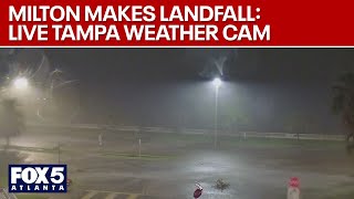 WATCH LIVE Hurricane Milton Tampa weather cam  FOX 5 News [upl. by Ehtylb]