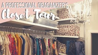 What does a Professional Organizers Closet look like  CLOSET TOUR [upl. by Eylatan]