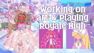 Playing Royale high and working on art [upl. by Reinhardt651]