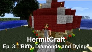 HermitCraft Episode 3 Biffa Diamonds and Dying [upl. by Lamraj]