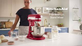 Kitchenaid robot Heavy Duty 5KSM70JPX [upl. by Aihsiym]