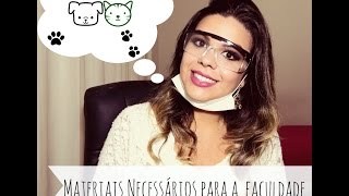 Materiais necessários para a faculdade  Medicina Veterinária  parte 1 [upl. by Durand582]