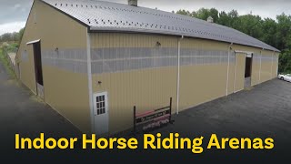 Boyd Martin Indoor Horse Riding Arenas From Horizon Structures [upl. by Linskey]