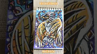 Phoenixmon  I Draw Legendary Digimon [upl. by Arnuad]