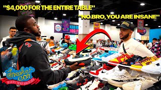 25000 CASH OUT AT SNEAKERCON DENVER CASHING OUT TABLES Jordan 4 POWERPUFF SB DUNKS [upl. by Lerad93]