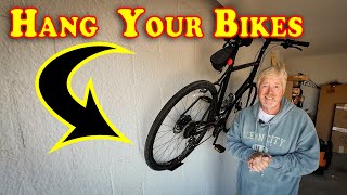 Borgen Bike Mount  MZYRH Pedal Bike Wall Mount Installation  review in The Villages Florida [upl. by Auroora]