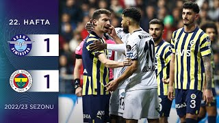 Adana Demirspor 11 Fenerbahçe  22 Hafta  202223 [upl. by Ajay47]