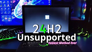 How to INSTALL Windows 11 24H2 on UNSUPPORTED PC  Working Method [upl. by Ecirpak]