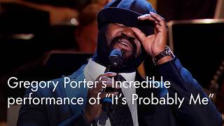 Gregory Porter performs Its Probably Me at the Polar Music Prize Ceremony 2017 [upl. by Hanyaz]