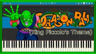 King Piccolos Theme 🐉 Dragon Ball 🔥 PIANO TUTORIAL 🎹 21 [upl. by Shelia917]