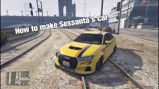 How to make Sessantas car  GTA Online [upl. by Niletac]