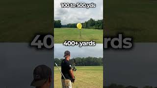 Long distance archery 100 to 500 yards archery skill longdistance outdoors t [upl. by Rena]