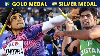 Final  Men’s Javelin Throw  Neeraj Chopra vs Arshad Nadeem  Paris Olympics 2024 [upl. by Kidd]