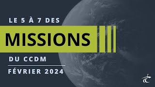 Le 5 à 7 des Missions du CCDM  FÉVRIER 2024 [upl. by Yllek]