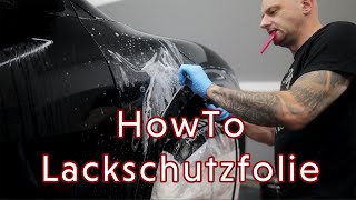 Wieso Lackschutzfolie am Auto anbringen HowTo Steinschlagschutzfolie verkleben [upl. by Hesler491]