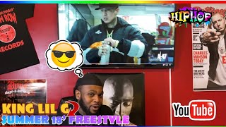 KING LIL G ALL SUMMER 18’ FREESTYLE REACTION 👍🏾🔥💯 [upl. by Ecreip261]