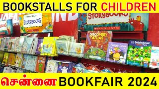 Bookstalls for Children  Books for Kids  Chennai book fair 2024  Chennai Book fair Vlog [upl. by Yanaton496]