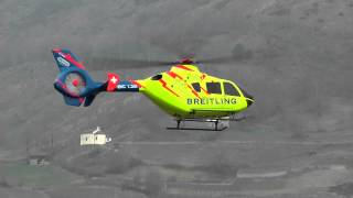 EC135 with electric powertrain and turbine sound module  Breitling Design [upl. by Seroka]