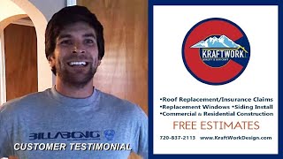 Kraftwork Design Simonton Window Replacement Customer Testimonial Video [upl. by Kiefer]