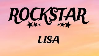 RockstarLisaBlack pink Lyrics [upl. by Calabresi]