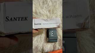 Santek FM radio clock walarm music clock imported instagram [upl. by Naneek642]