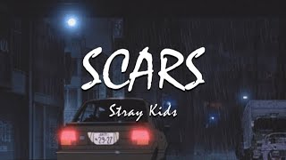 Stray Kids  SCARS  English Lyrics [upl. by Anehsat]