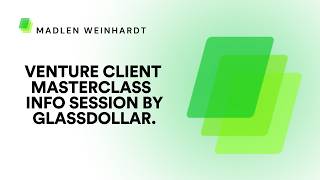 Venture Client Masterclass Info Session by GlassDollar [upl. by Older]