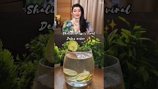 Shalini Passis viral Detox water ✨️ shorts shalinipassi detoxwater ytshorts ytviral trending [upl. by Anirual]