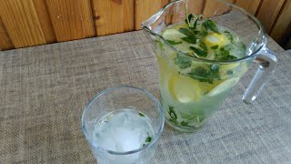 Mojito przepis  Orzeźwiająca lemoniada z miętą  Refreshing lemonade recipe   przepis TV [upl. by Arbed308]