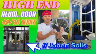 Vlog16 How to assemble aluminum door 60 series swing door [upl. by Agretha468]