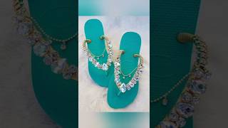 Beautiful latest slippers collection design for women girls ll latest slippersshortsviralshorts [upl. by Kashden519]