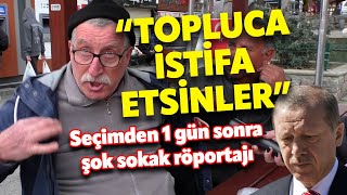 quotTOPLUCA İSTİFA ETSİNLERquot SEÇİMDEN 1 GÜN SONRA BEYKOZDA ŞOK SOKAK RÖPORTAJLARI [upl. by Airdnaxela202]