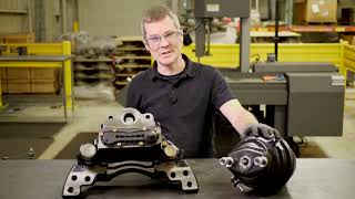 Replacing a Competitor Caliper with a Meritor Caliper [upl. by Harts]