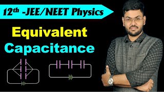 🔥Combination of Capacitors ■ Series amp Parallel Combination of Capacitors jeephysics neetphysics [upl. by Shaefer]
