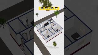 28 by 30 feet house plans 🩷🩷 erarman shortfeed houseplans home chhitauli [upl. by Ahseiyk341]