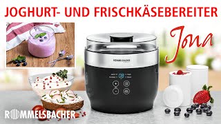 ROMMELSBACHER Joghurt amp Frischkäsebereiter JG 80😋🥛 Jona 🥣gesunde Ernährung ohne Zusatzstoffe [upl. by Kellia328]