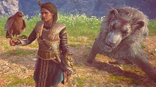 Assassins Creed Odyssey Nemean Lion  Romance Daphnae  Sinkholes of Herakles [upl. by Dinnage818]