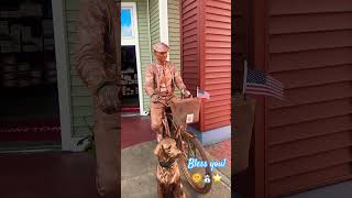 Statue Prank 🤷‍♂️🤣statue funny funnyvideo blessed prank [upl. by Adnilasor]