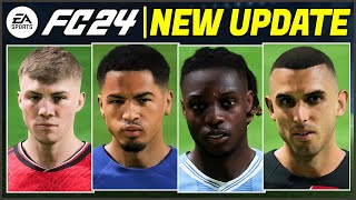 EA SPORTS FC 24 NEWS  ALL 100 NEW REAL FACES IN TITLE UPDATE 11 [upl. by Naletak]