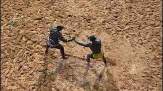 MODOU LO vs AMA BALDE le combat vu de haut image drone [upl. by Willetta810]