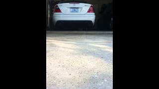 e55 amg with c63 mufflers Cold start 502whp [upl. by Ajnek557]