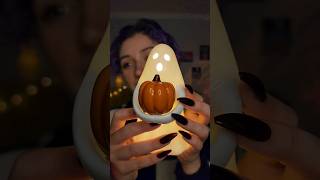 Tingly Fall Haul 🍁🎃🍂 asmr asmrtapping falldecor [upl. by Dottie]