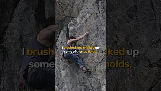 Giant Highball First Ascent  Parapraxis v7 Leavenworth WA climbing bouldering rockclimbing [upl. by Atima]