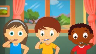 Nursery Rhyme Street  This Is The Way We Brush Our Teeth  Nursery Rhymes and Kids Songs  Ep 1 [upl. by Magdala847]