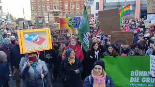 Bis zu 6000 Teilnehmer in Hof Demo gegen Rechts in der Altstadt [upl. by Aiel]