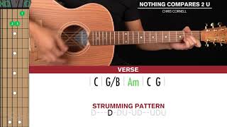 Nothing Compares 2 U Guitar Cover Chris Cornell 🎸Tabs  Chords [upl. by Illoh]