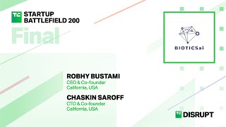 Finalist BioticsAI Pitches at Startup Battlefield  TechCrunch Disrupt 2023 [upl. by Carpenter]